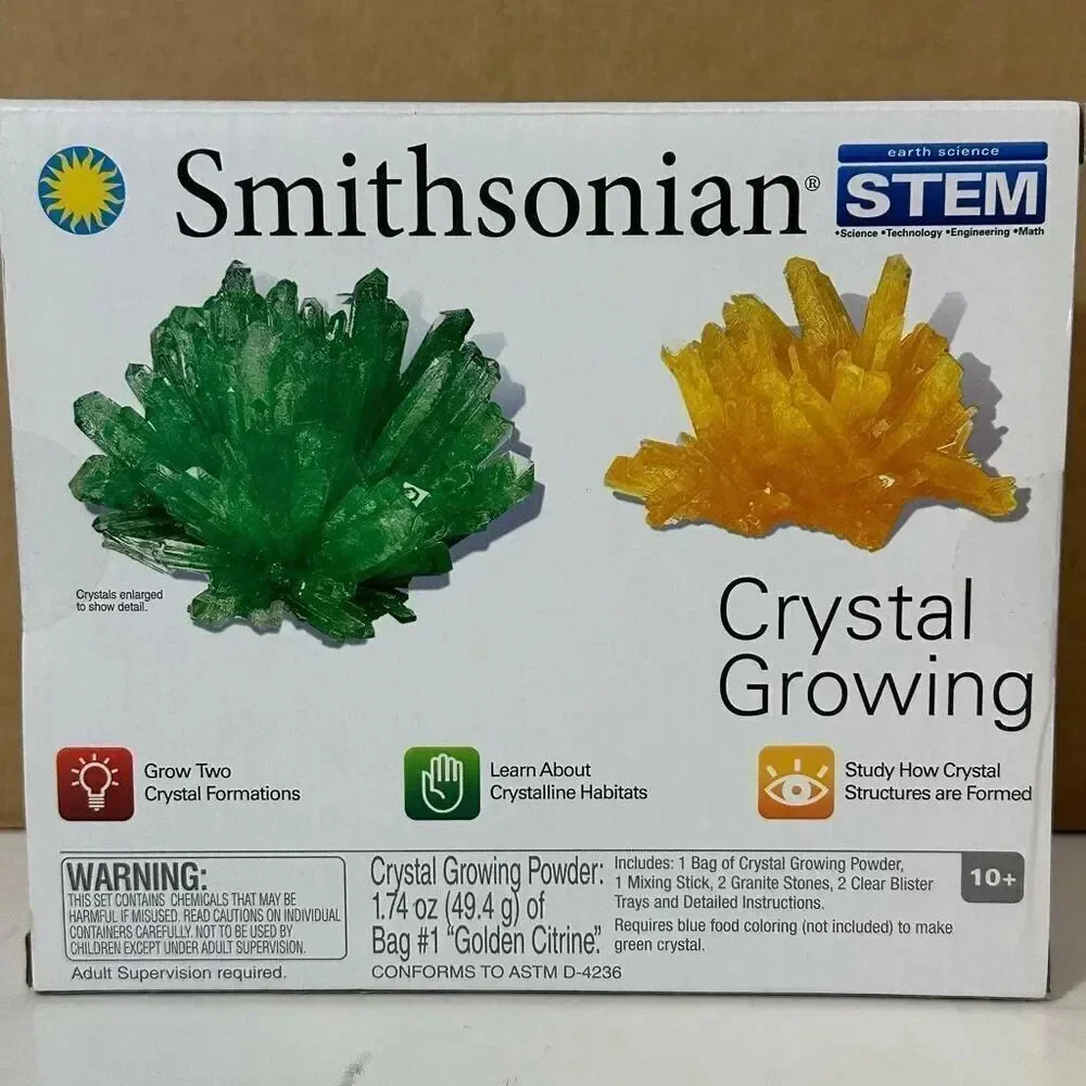 Smithsonian Crystal Growing STEM Kit